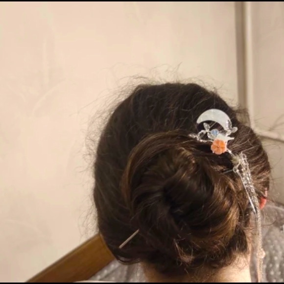 Traditional Silver Chinese Hair Stick main image 2